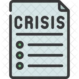Crisis Document  Icon