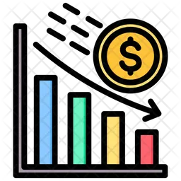 Crisis económica  Icono