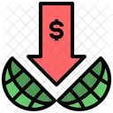 Crisis Economica Economica Crisis Icono