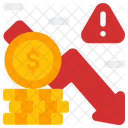 Crisis financiera  Icono