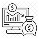 Crisis Problem Bankruptcy Icon