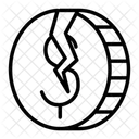 Debt Crash Risk Icon