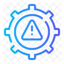 Crisis Management Warning Alert Icon