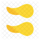 Snack Food Chips Icon