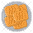 Crispy Wheat Biscuit Icon