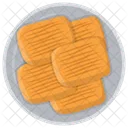 Crispy Wheat Biscuit Icon