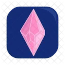 Cristal Diamante Lujo Icon