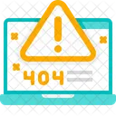 Critical Error Warning Laptop Icon