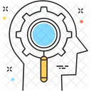 Critical Thinking Magnifier Icon