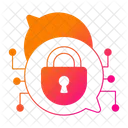 Fine Crittografia Cyber Icon