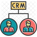 Crm Management Business Icon