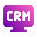 Crm Software Screen Icon