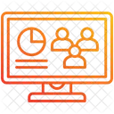 Crm Monitor Pie Chart Icon