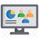 Crm Monitor Pie Chart Icon