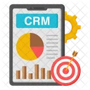 Crm Customer Relationship Management Customer Satisfaction Strategy Icon