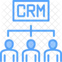 CRM-Anwendung  Symbol