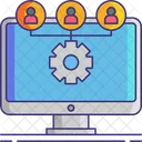 Crm Customer Relationship Management  Icon