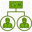 Crm Management Business Icon