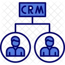 Crm Management Business Icon