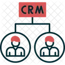 Crm Management Business Icon