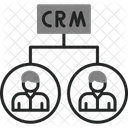 Crm Management Business Icon