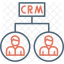Crm Management Business Icon