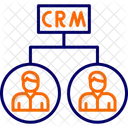 Crm Management Business Icon