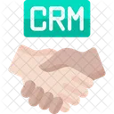 CRM Beziehungen Teammanagement Icon