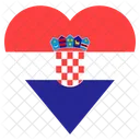 Croacia Bandeira Ícone