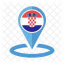 Croacia Bandeira Ícone