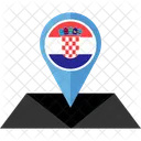 Croacia Bandeira Ícone