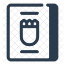 Croatian Passport Travel Document Icon
