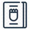 Croatian Passport Travel Document Icon