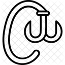 Crochet Outil Ninja Grappin Icône
