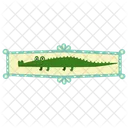 Picture Frame Crocodile Icon