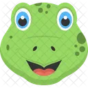 Baby Crocodile Face Icon