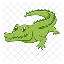 Crocodile Zoo Wildlife Icon