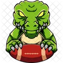 Crocodile Alligator Rugby Icon