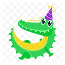Crocodile Birthday  Icon