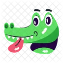 Crocodile face  Icon