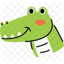 Alligator Reptile Face Icon