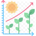 Croissance  Icône