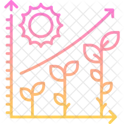 Croissance  Icône