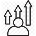 Croissance Croissance Avancement De Carriere Icône