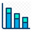 Graphique Diagramme A Barres Analyse Icône