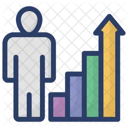 Croissance des entreprises  Icône
