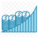 Croissance des entreprises  Icône