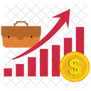 Croissance des entreprises  Icône