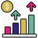 Croissance des entreprises  Icône