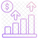 Croissance des entreprises  Icône